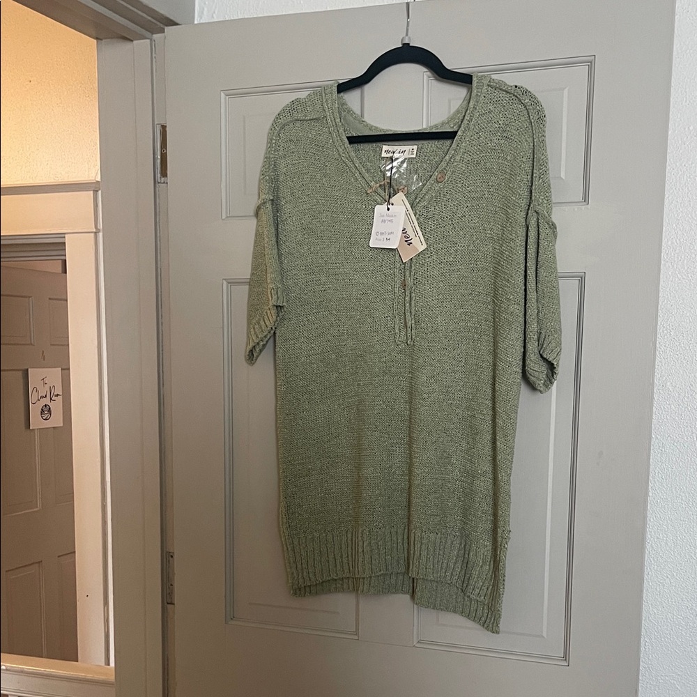 Green Knit Dress